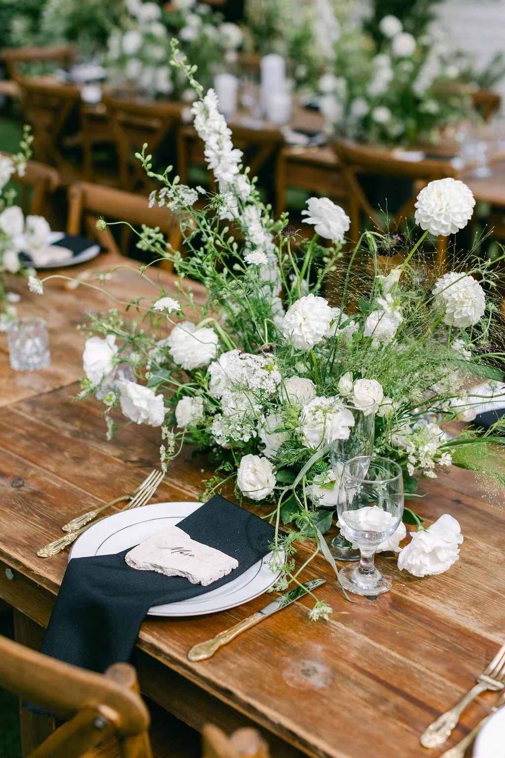 Lavish Italian-villa wedding florals by Foxtail Florals