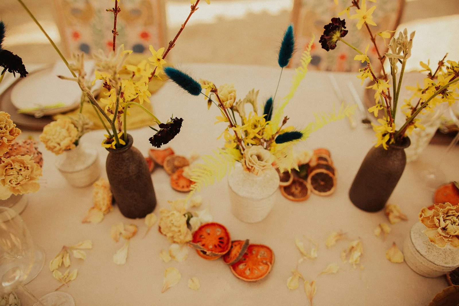 Desert wedding shoot floral design in Palm Springs